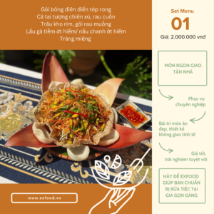 Thực đơn tiệc 01 exfood