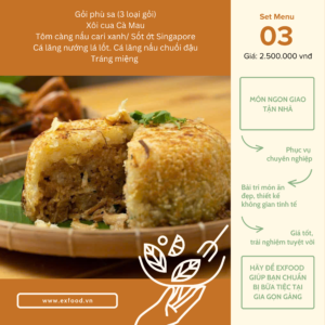 Thực đơn tiệc 03 exfood