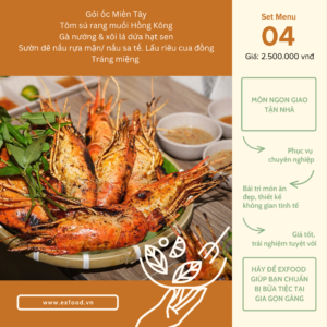 Thực đơn tiệc 04 exfood