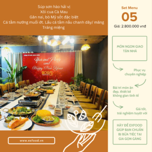 Thực đơn tiệc 05 exfood
