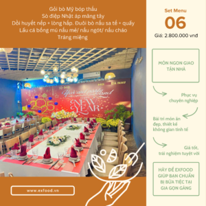 Thực đơn tiệc 06 exfood