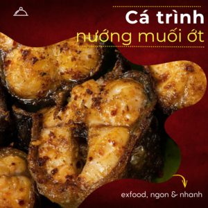 Cá trình nướng muối ớt