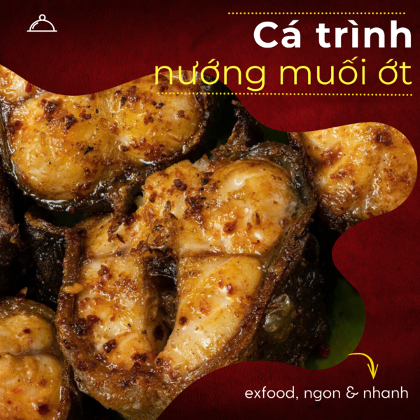 Cá trình nướng muối ớt
