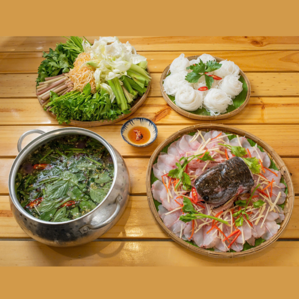 Lẩu thái cá lóc nguyên con Exfood