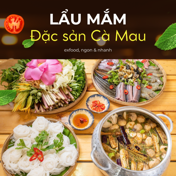 Lẩu mắm đặc sản Cà mau