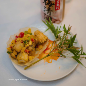 Cá tầm rang muối Hongkong exfood