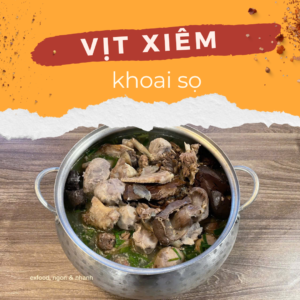 Vịt xiêm khoai sọ exfood
