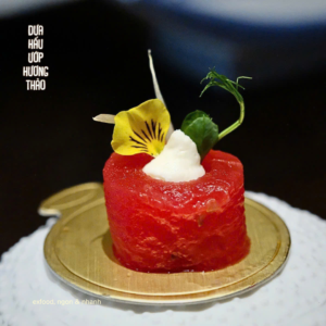 Dưa hấu ướp hương thảo