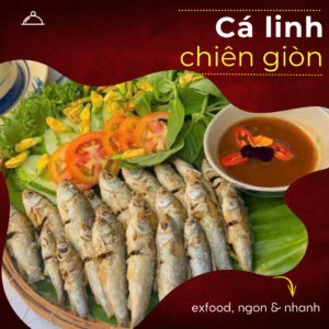 Cá linh chiên giòn exfood