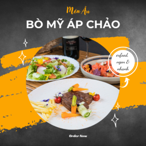 Bò Mỹ áp chảo exfood