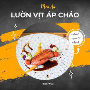 Lườn vịt xông khói áp chảo