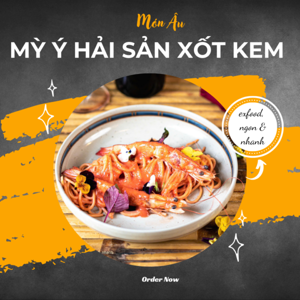 Mỳ ý hải sản xốt kem
