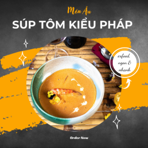 Súp tôm kiểu Pháp