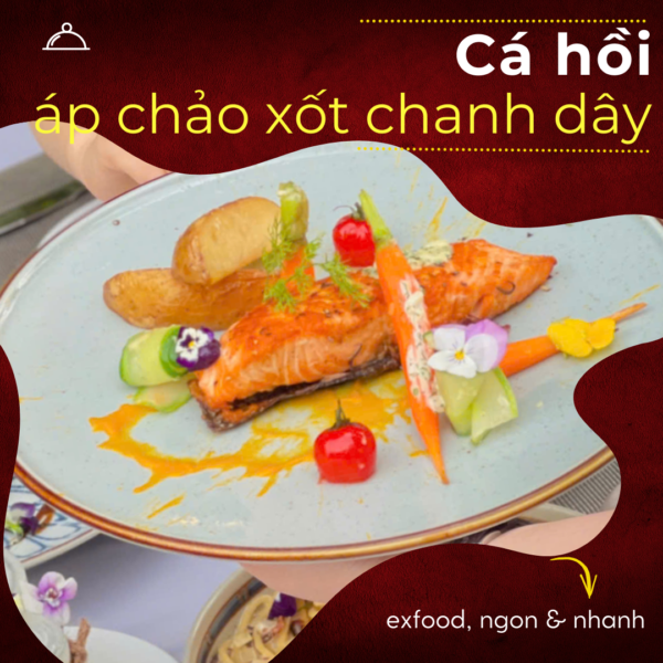 Cá hồi áp chảo exfood