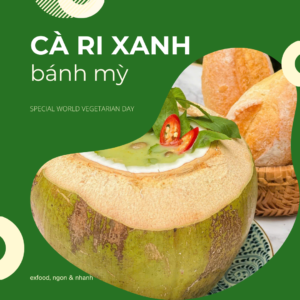 Cà ri xanh bánh mỳ exfood