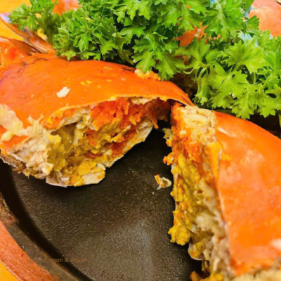 Cua cà mau hấp xả exfood