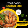 Tôm càng nướng mọi