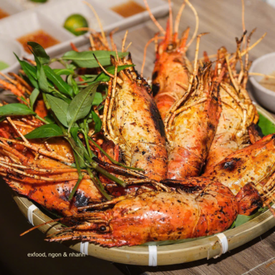 Tôm càng nướng mọi exfood