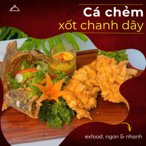 Cá chẻm xốt chanh dây exfood