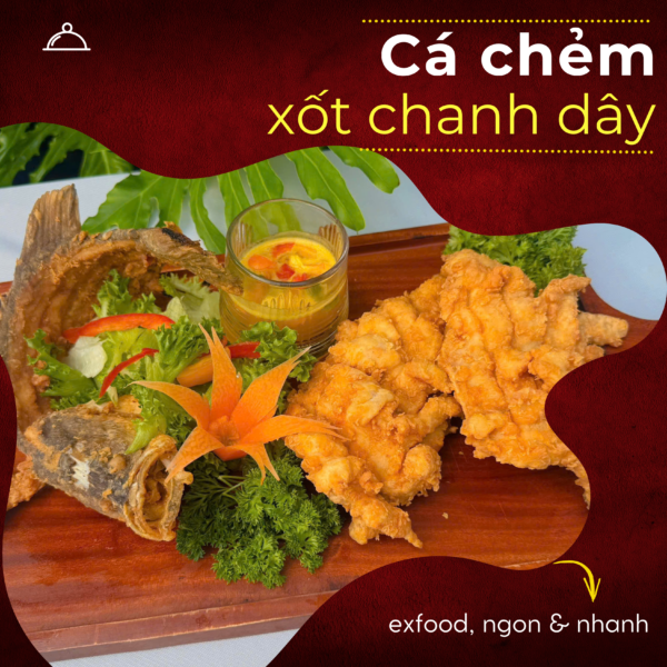 Cá chẻm xốt chanh dây exfood