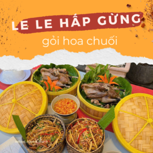 Le le hấp gừng exfood