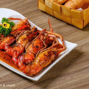 Tôm càng xốt tiêu đen exfood