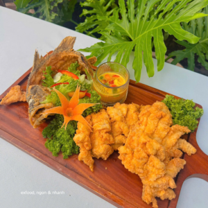 Cá chẻm xốt chanh dây exfood