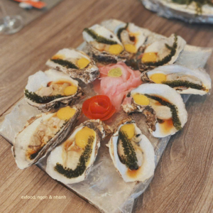 Hàu Nhật xốt ponzu exfood